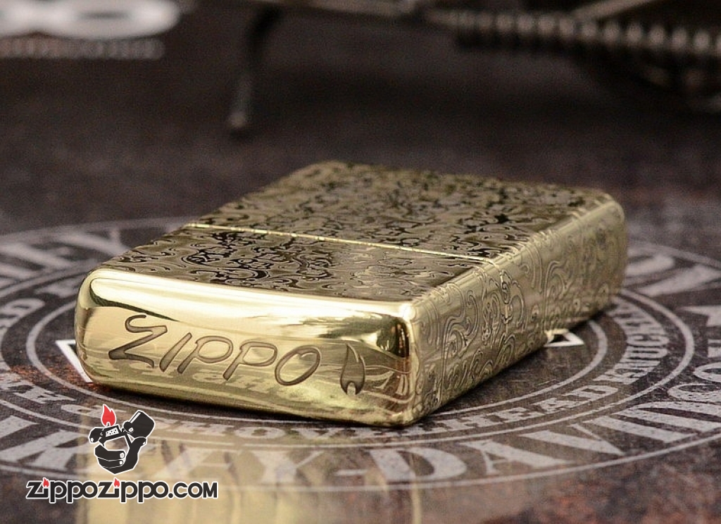 Bật Lửa Zippo Chính Hãng Bản Đồng Khắc Bát Quái