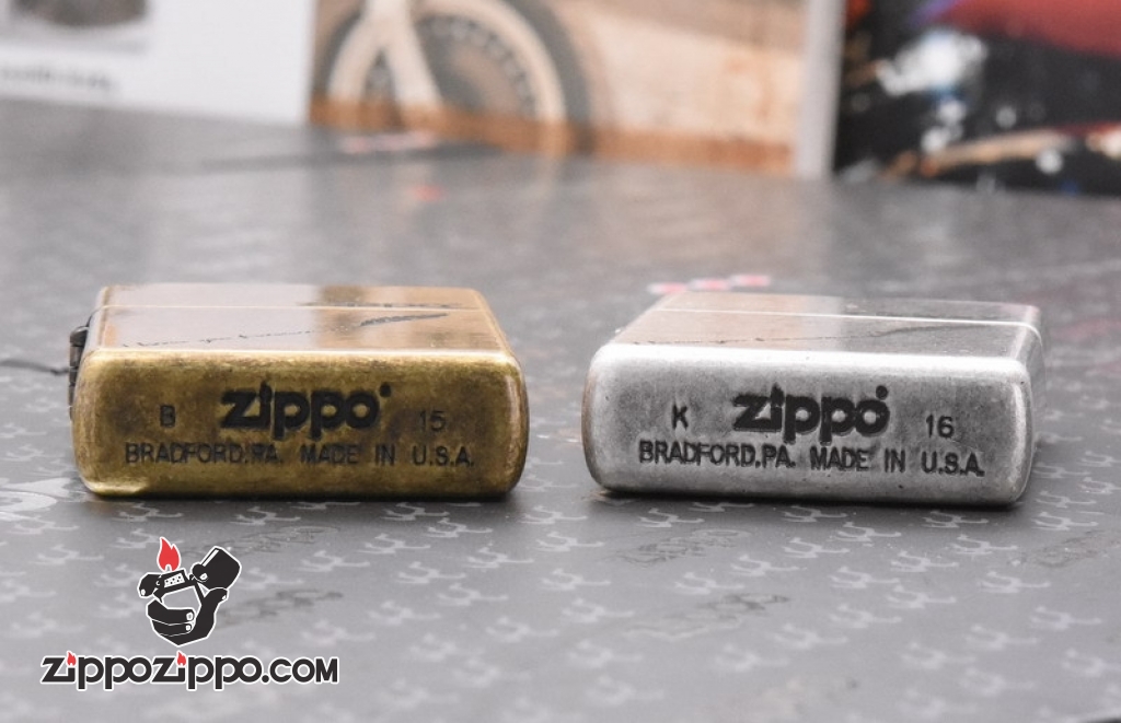 Zippo Mạ Đồng Giả Cổ KHắc Tôi Yêu Bạn Mãi Mãi