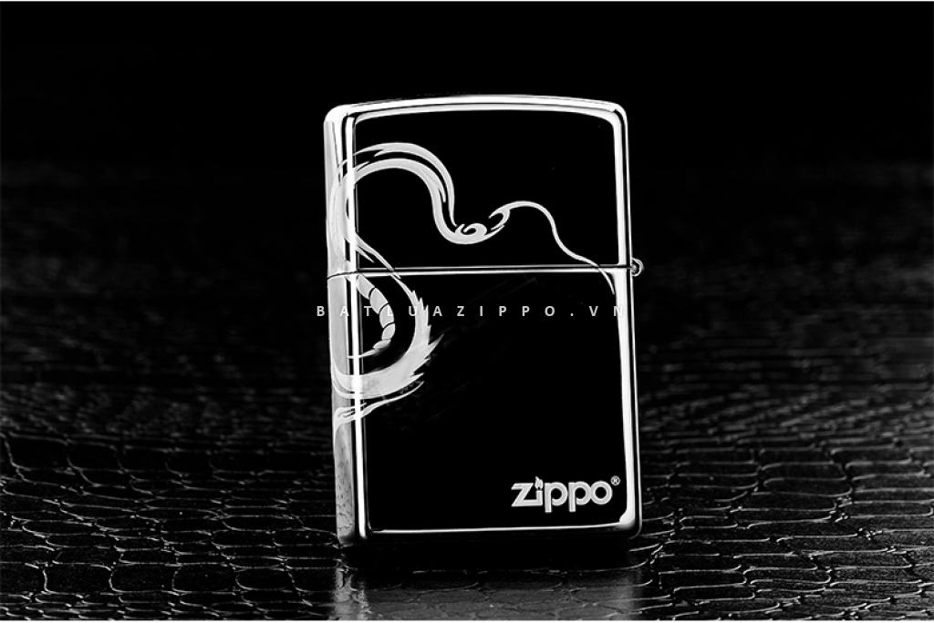 Bật lửa Zippo chính hãng rồng cách điệu quấn xung quanh