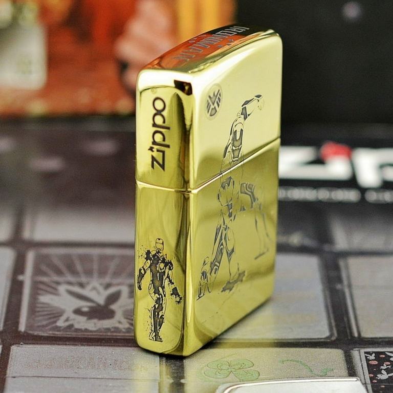 Bật lửa Zippo đồng khắc Iron Man