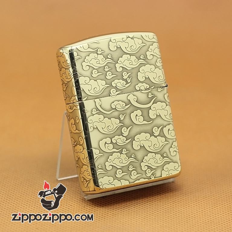 Zippo Chính Hãng Phiên Bản Đồng Si Bóng Khắc Rồng Bay Bản Armor