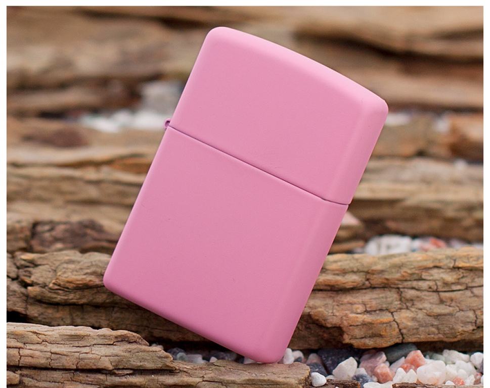 Bật Lửa Zippo Sơn Màu Hồng - SKU 238 – Zippo Pink Matte