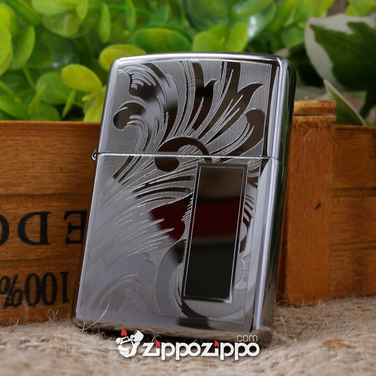 bật lửa zippo khắc hoa văn ý