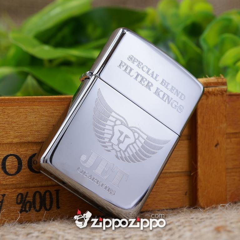 bật lửa zippo khắc hình bao  jet