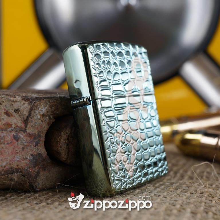 Zippo Armor Da Rắn