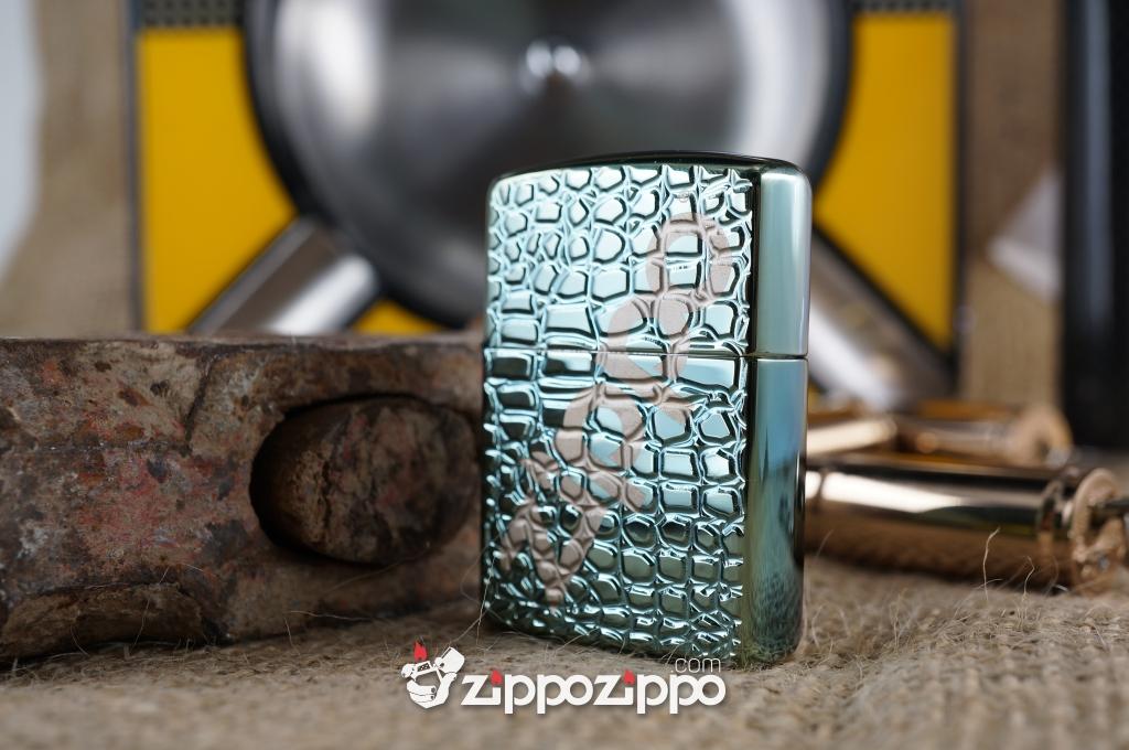 Zippo Armor Da Rắn