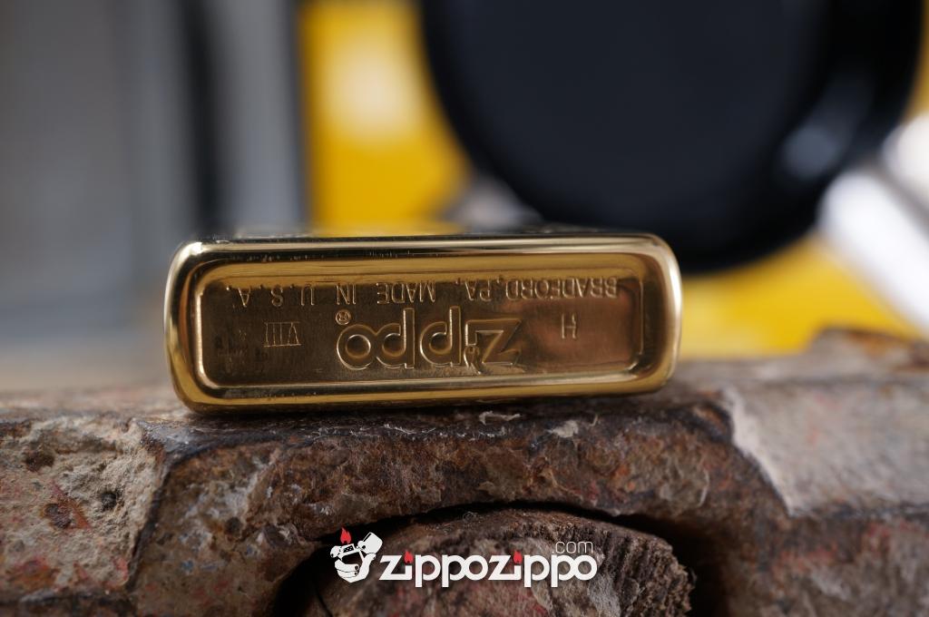 Bật lửa zippo cổ Venetian Brass sản xuất năm 1992