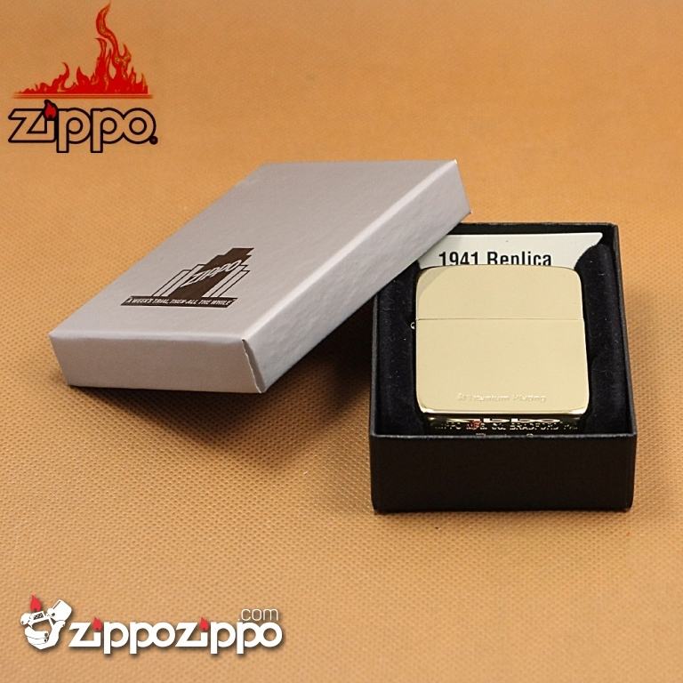 Zippo Đồng Tái bản 1941 titannium plating