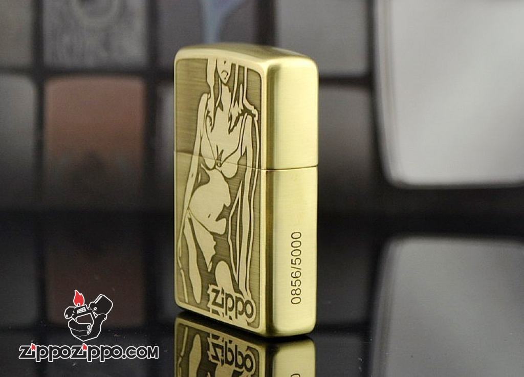 Bật lửa Zippo Phiên Bản Bóng khắc hình cô gái sexy