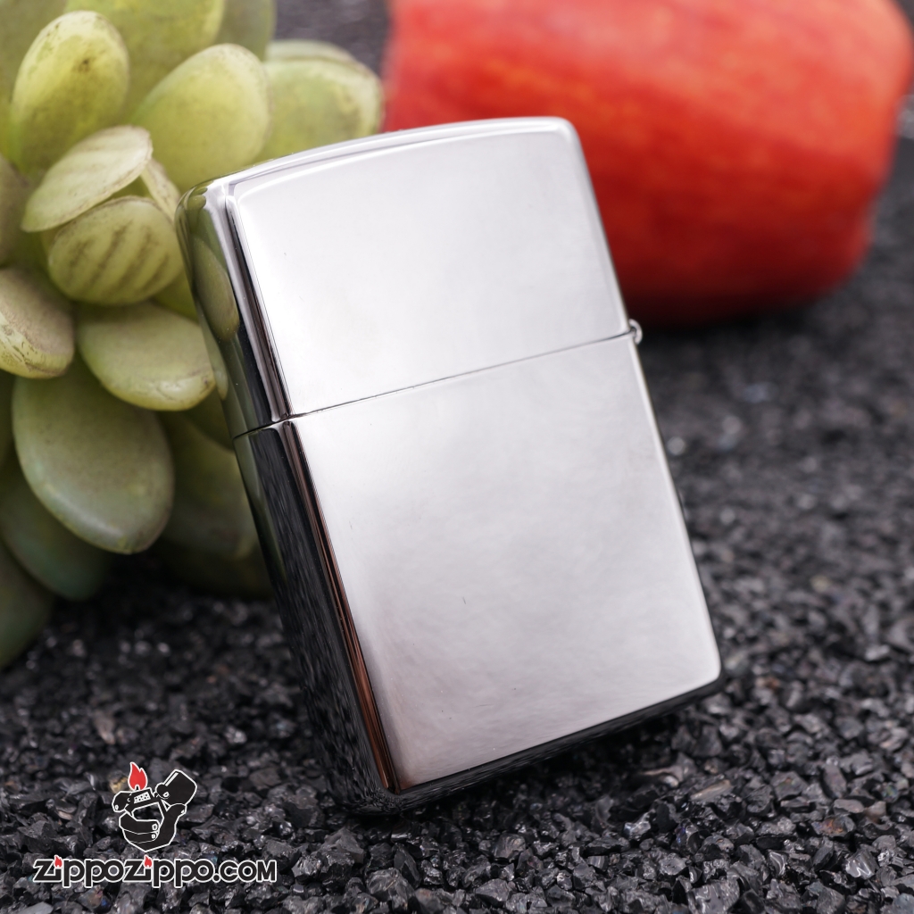 Bật lửa zippo khắc chữ nhẫn mầu bạc