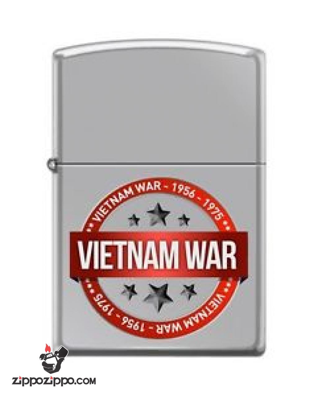 zippo chiến tranh việt nam TRẮNG BÓNG