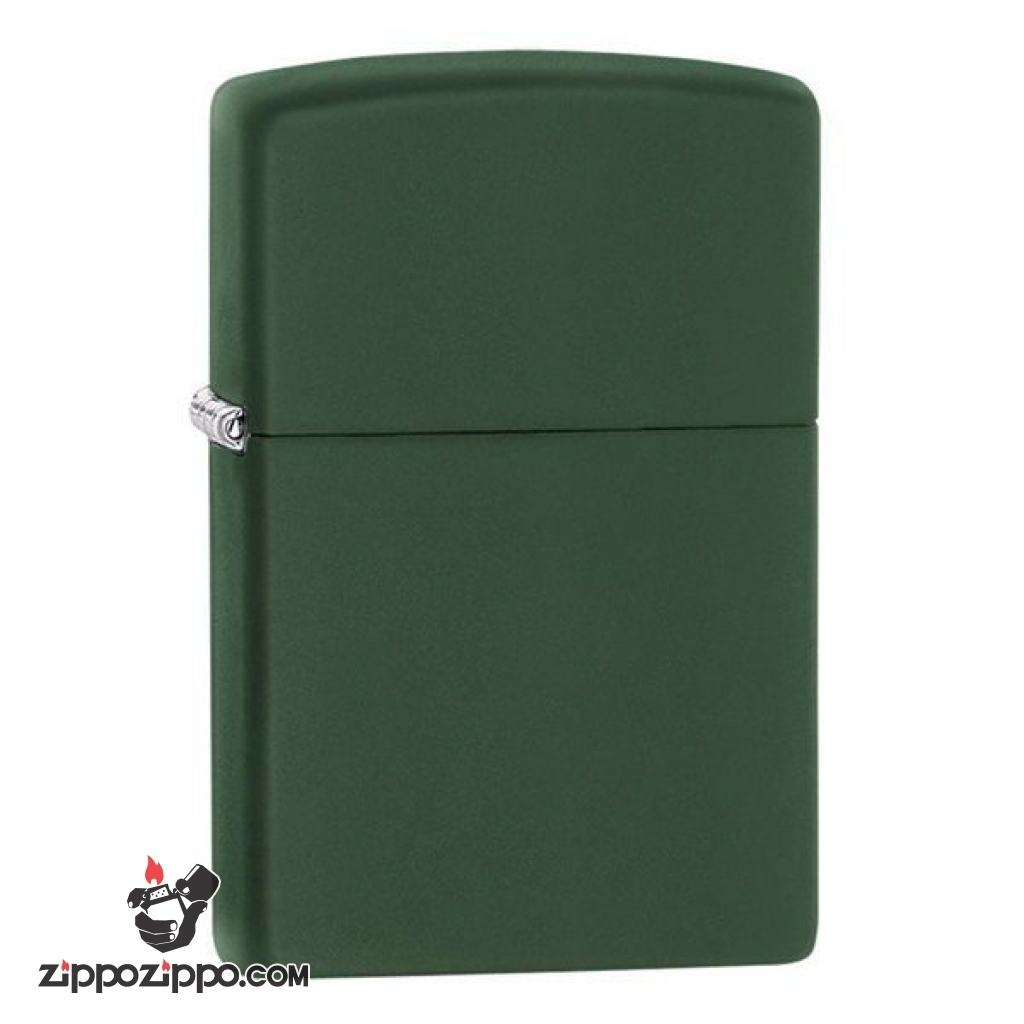 Bật Lửa Zippo Sơn Màu Xanh Lính - SKU 221 – Zippo Green Matte