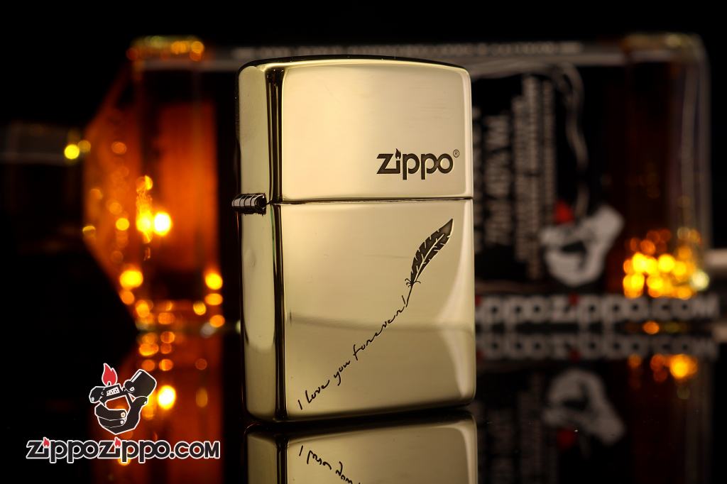 Bật lửa Zippo Chính Hãng phiên bản Original Love you forever