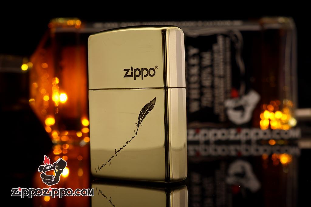 Bật lửa Zippo Chính Hãng phiên bản Original Love you forever