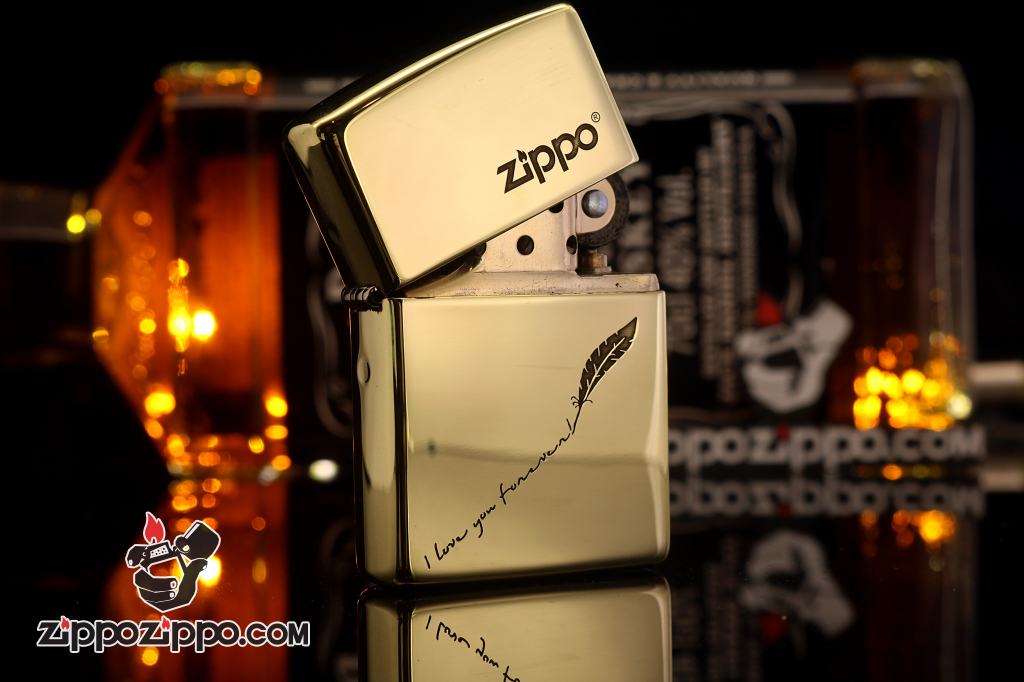 Bật lửa Zippo Chính Hãng phiên bản Original Love you forever