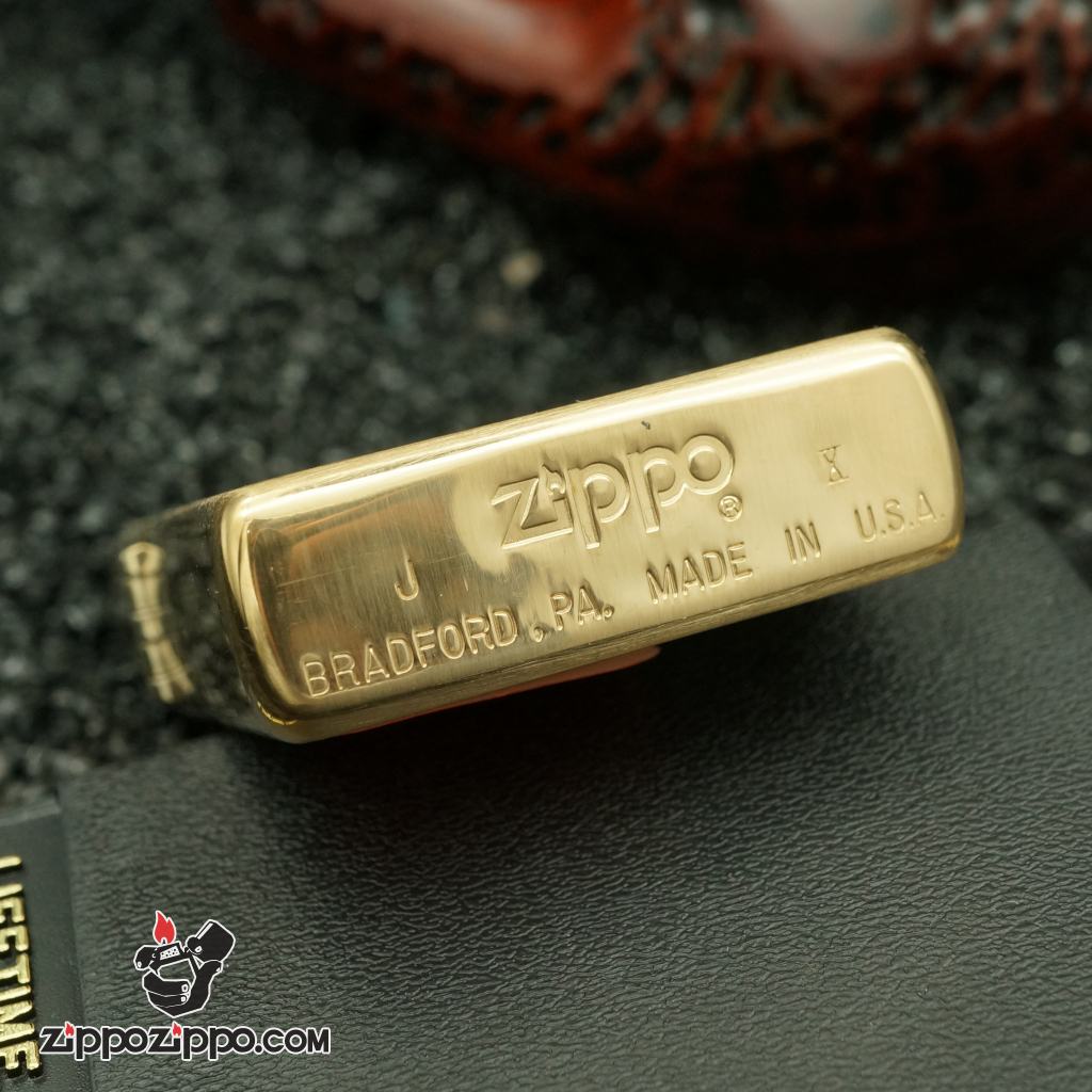 Zippo cổ Jack Daniel's đồng nguyên chất sản xuất năm 1994
