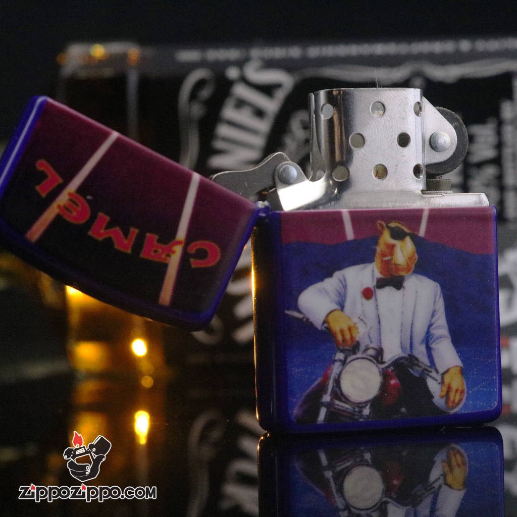 Bật lửa Zippo Cổ Màu Xanh Đen Camel (1994)