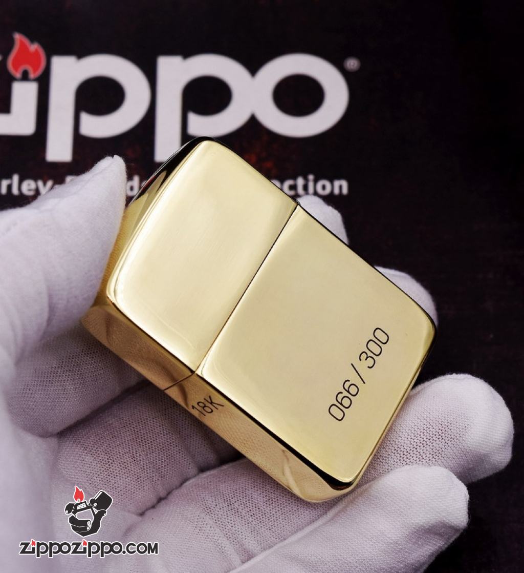 Bật Lửa Zippo Replica 1941 Đồng Nguyên Khối Khắc Logo Ngược