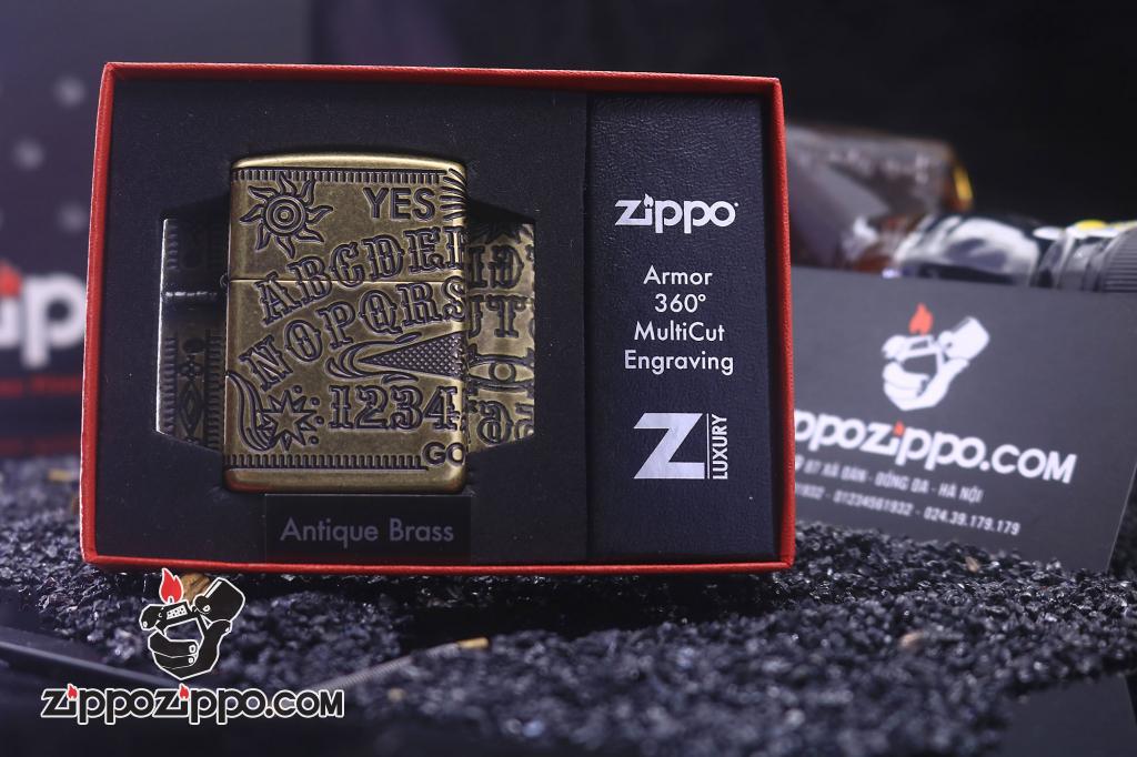 Zippo Armor MultiCut hình ảnh bàn cầu cơ bao quanh cả 4 mặt