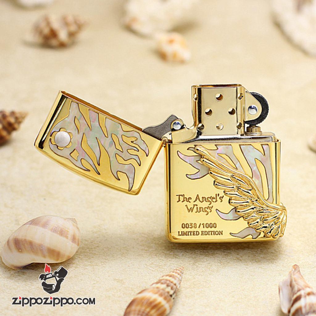 Bật lửa Zippo chính hãng phiên bản giới hạn Hàn Quốc cánh thiên thần