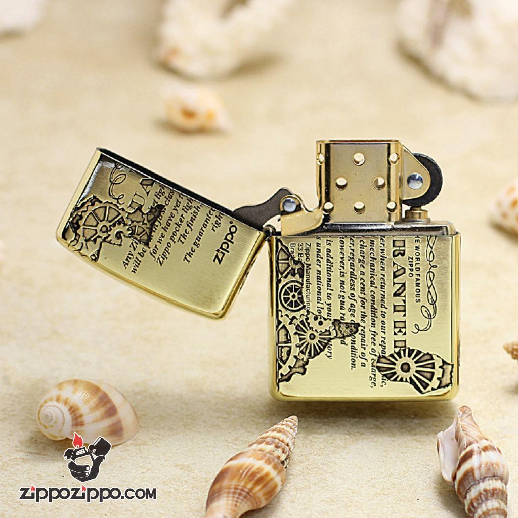 Bật Lửa Zippo Phiên Bản UARANEK Màu Vàng Đồng