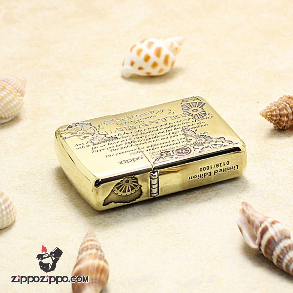 Bật Lửa Zippo Phiên Bản UARANEK Màu Vàng Đồng