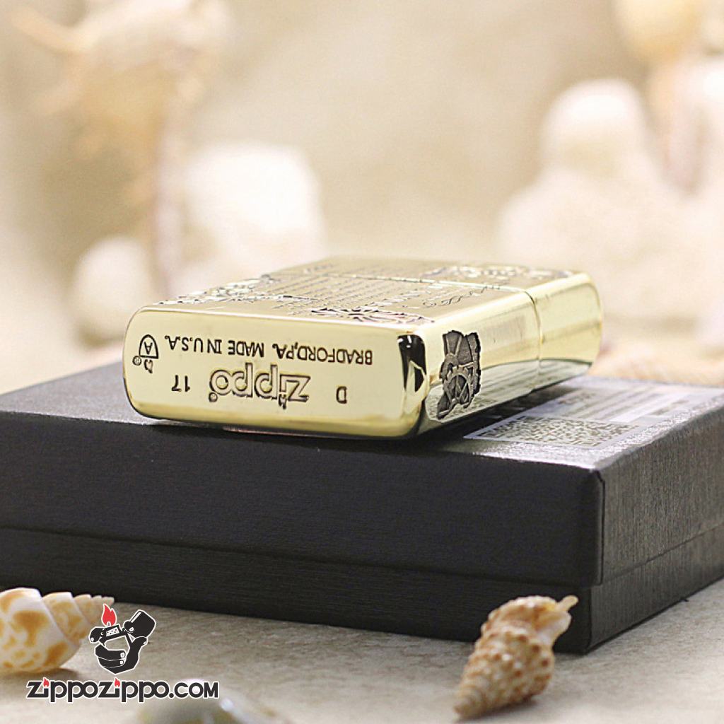 Bật Lửa Zippo Phiên Bản UARANEK Màu Vàng Đồng
