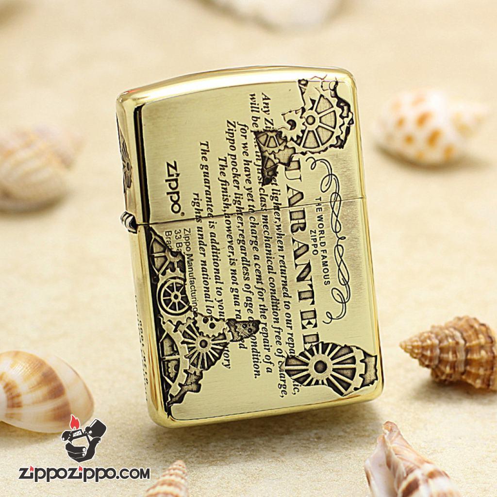 Bật Lửa Zippo Phiên Bản UARANEK Màu Vàng Đồng