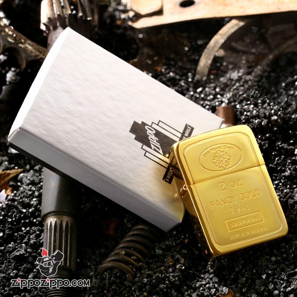 Bật Lửa Zippo Phiên Bản 1941 Mạ Vàng Fancy Gold