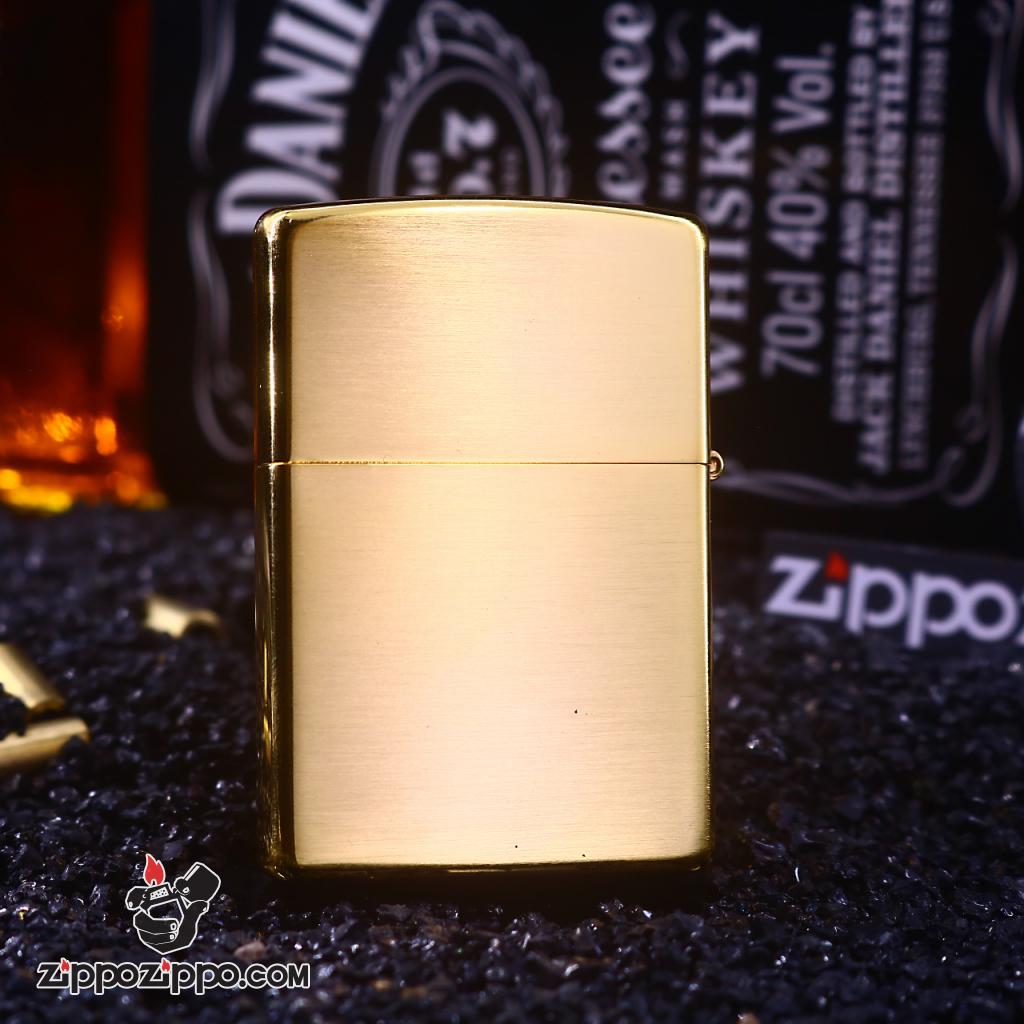 Bật Lửa Zippo Khắc Hình cá Uốn Tròn Dưới Nước Xung Quanh Khảm Trai Màu vàng