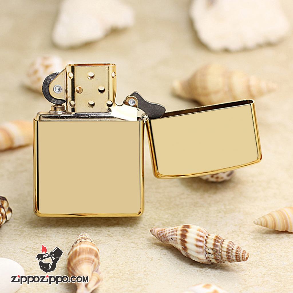 Bật Lửa Zippo Ốp Chuột Vàng May Mắn