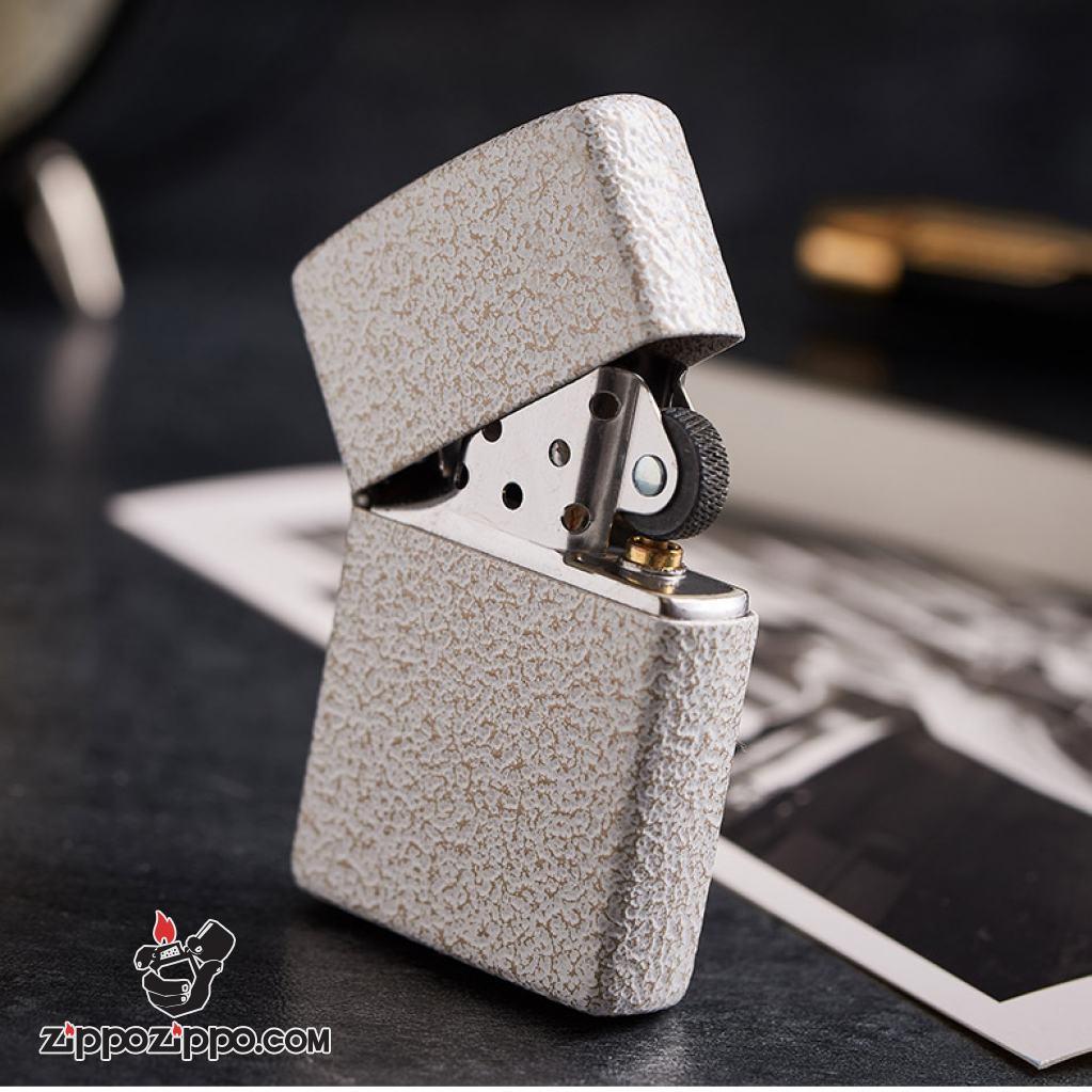 Bật Lửa Zippo Sơn Màu Trắng Ánh Kim - SKU 49181 – Zippo Mercury Glass