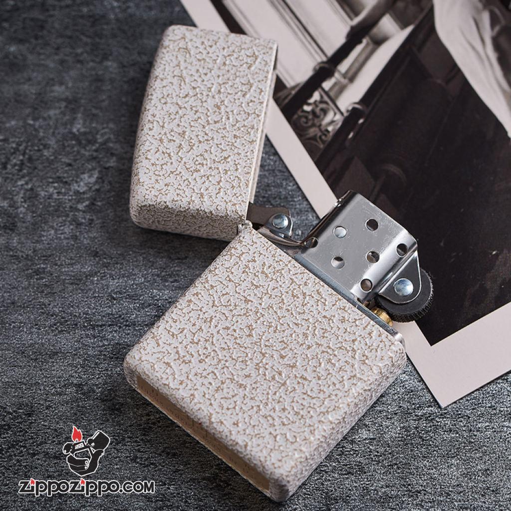 Bật Lửa Zippo Sơn Màu Trắng Ánh Kim - SKU 49181 – Zippo Mercury Glass