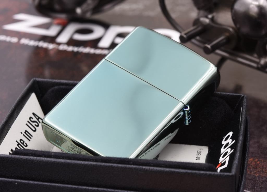 Zippo Chính Hãng Xanh Ngọc Bích Khắc Tuyên Ngôn Thế Chiến 2