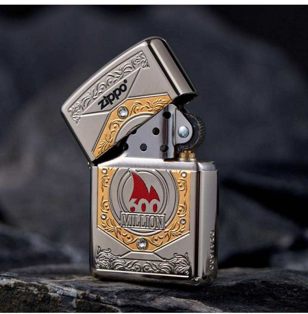 ZIPPO Armor Aniversary Limited 600 Millon Bản Châu Á