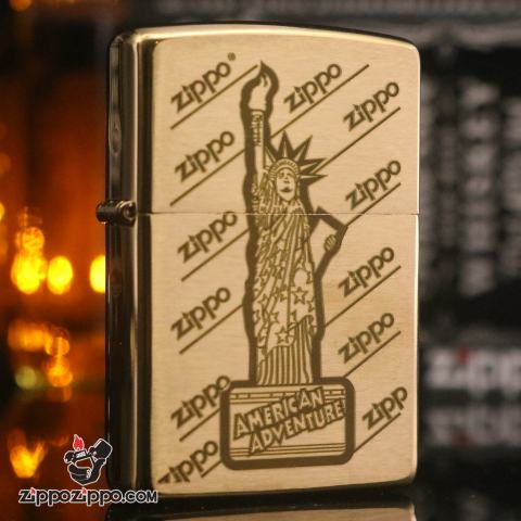 Bật Lửa Zippo 204 Khắc Nữ Thần Tự Do