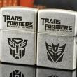 Bật lửa Zippo bạc cổ khắc hình Transformers