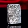 Bật Lửa Zippo Bạc Nguyên Khối Cao Cấp Khắc Bức Tranh Cổ  Phiên Bản 1941