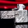 Bật Lửa Zippo Bạc Nguyên Khối Cao Cấp Khắc Bức Tranh Cổ  Phiên Bản 1941