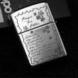 Bật Lửa Zippo Bạc Nguyên Khối Cao Cấp Khắc Father's Day Vỏ Dầy Bản Armor