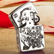 Bật Lửa Zippo Bạc Nguyên Khối Cao Cấp Khắc Hình Đức Phật Và Ác Quỷ Bản 1941