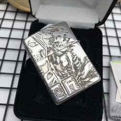 Bật Lửa Zippo Bạc Nguyên Khối Cao Cấp Khắc Thần Chết Armor - Mã SP: ZPC2807-A