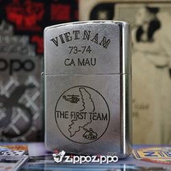Bật lửa zippo chiến tranh việt nam đời sô (Cà Mau 73-74) - Mã SP: ZPC1501