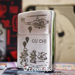 Bật lửa zippo chiến tranh việt nam đời sô ( Củ Chi) - Mã SP: ZPC1508