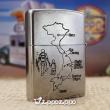 Bật lửa zippo chiến tranh việt nam đời số ( VIETNAM-PLEI KU 67-68 )