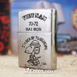 Bật lửa zippo chiến tranh việt nam đời số ( VIETNAM-SAIGON 70-72 ) - Mã SP: ZPC1526