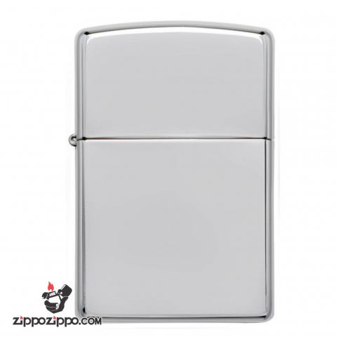 Bật Lửa Zippo Vỏ Dày Đồng Mạ Chrome Trơn Bóng - SKU 167 – Zippo Armor High Polished Chrome