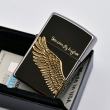 Bật lửa Zippo chính hãng Angel Wings màu đen