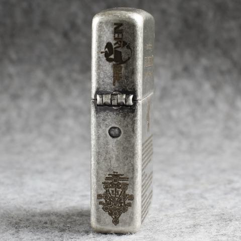 Bật lửa Zippo Chính Hãng Bức Thư Evangelion Mạ Antique Silver