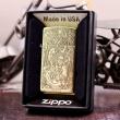 Bật Lửa Zippo Chính Hãng  Chạm Khắc Tỳ Hưu Phiên Bản Hẹp Slim